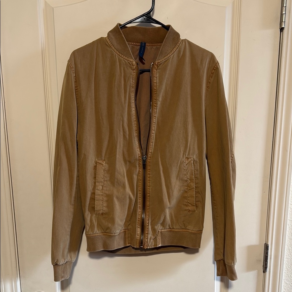 Zara Tan Bomber Jacket